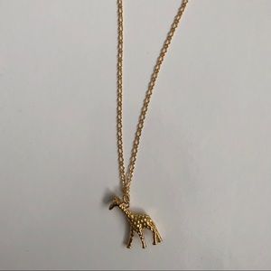 J.Crew necklace with giraffe pendant